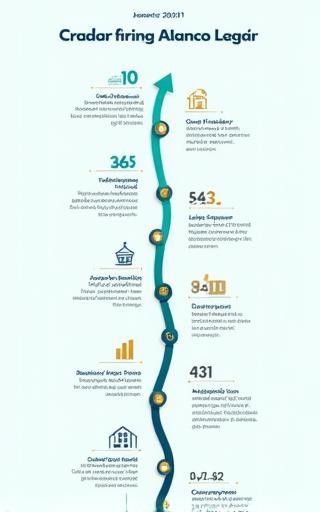 Línea del tiempo vertical con iconos ilustrativos y textos breves sobre la historia de Grupo Financiero Alcázar